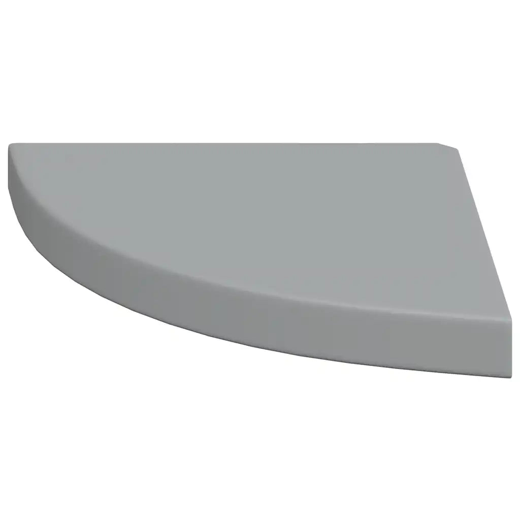 Scaffali Angolari a Parete 4 pz Grigi 35x35x3,8 cm MDF cod mxl 33588
