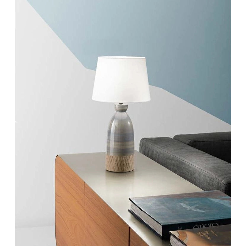 LAMPADA DA TAVOLO NAVAJO E27 D.25XH49CM TORTORA.