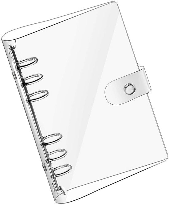 Banda per anello acqua resistente - Riparabile - PVC morbido - 6 fori - Carta per appunti e mappa - Pianificatore personale - Libretto per appunti