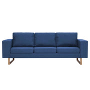 Divano letto a 3 posti letto per gli ospiti trasformabile divano letto per soggiorno divano letto pieghevole casa da interno tessuto blu 02_0019591