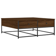 Tavolino salotto | Tavolino da caff¨¨ | Tavolino da Soggiorno Rovere Marrone 100x99x40 cm Legno Multistrato