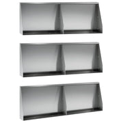 Muro di contenimento 6 pz 60 x 12 x 30 cm Acciaio zincato 3449161
