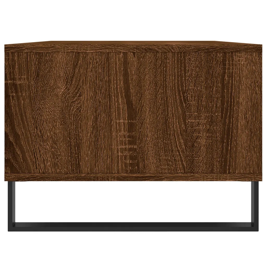 Tavolino da Salotto-Tavolino da soggiorno-Tavolo Rovere Marrone 90x50x36,5 cm in Multistrato 999884
