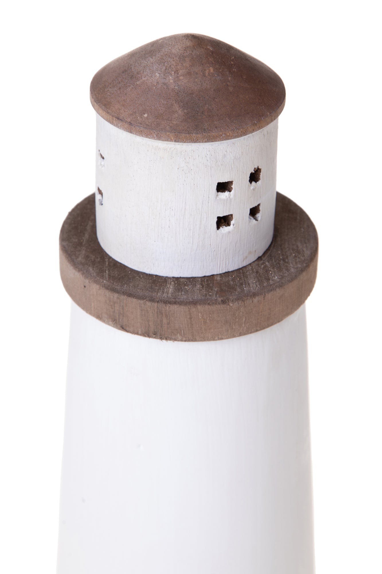 Modellino Faro Rotondo Legno 105 H 33 cm