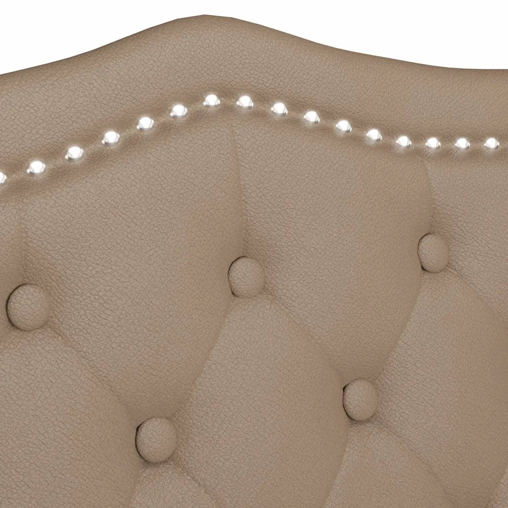 Panca Chesterfield con cuscino Cappuccino 120,5 x 65 x 75 cm 42019283