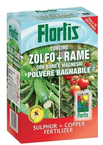 CONCIME ZOLFO/RAME GR.250 FLORTIS