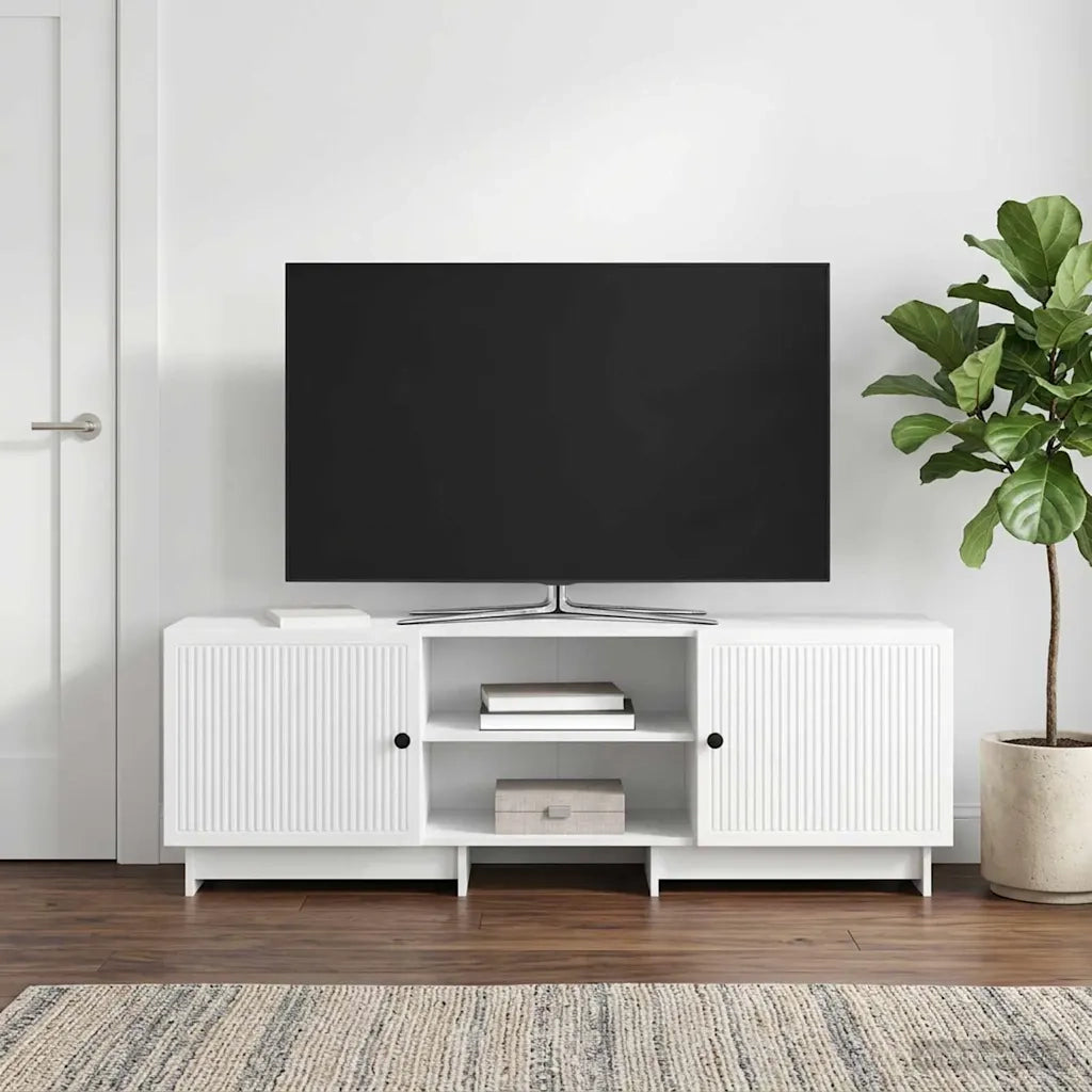 Mobile TV Bianco 150 x 31 x 50 cm Legno ingegnerizzato 893995