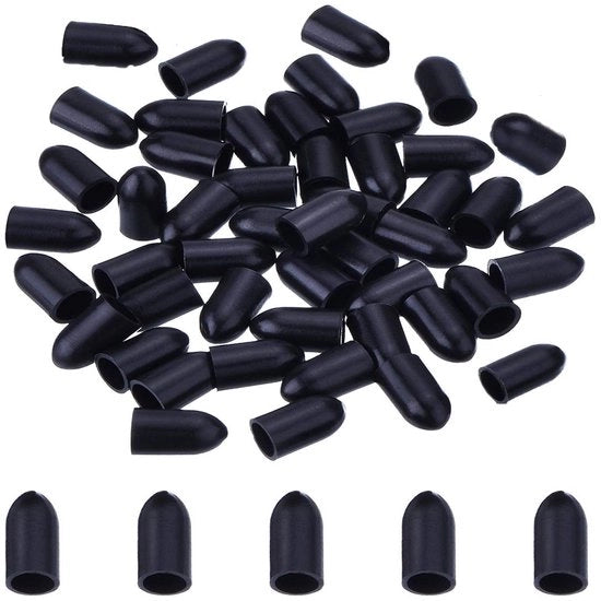 Dop flessa in gomma - Protezione contro la polvere - Protezione per coperchi - Copertura per bocchelli - Bocchelli per vini - Misura 15 x 7 mm