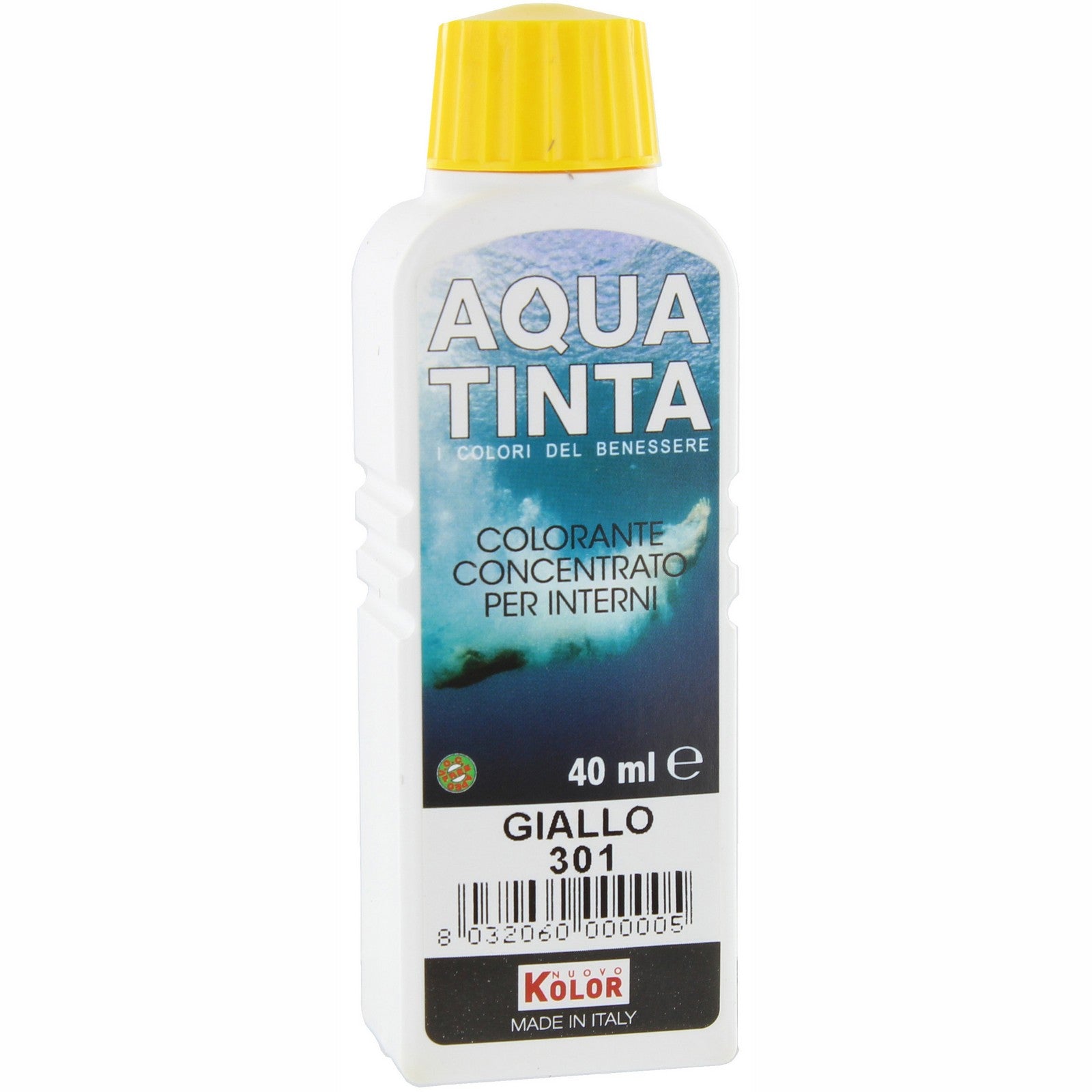 aquatinta per interni ml.40 301 giallo cod:ferx.7364