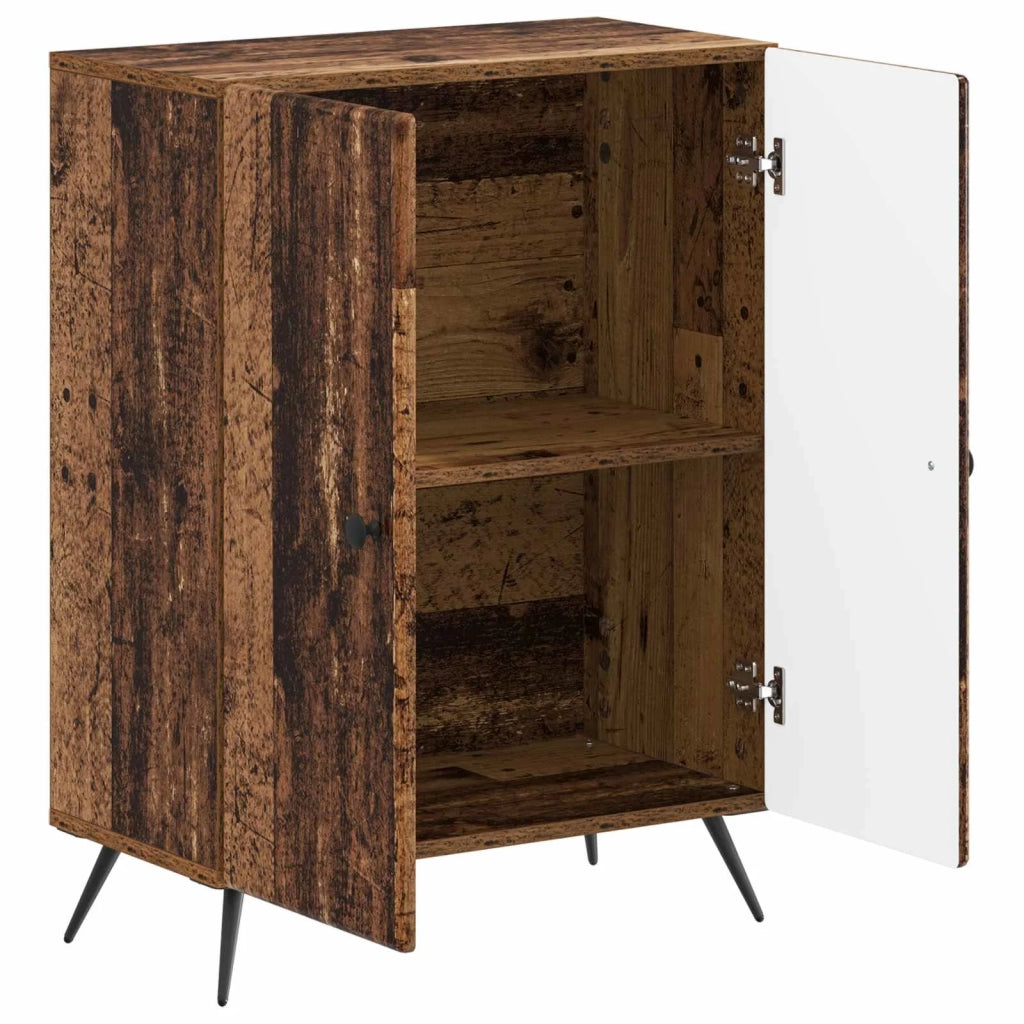 Mobiletto da Bagno BREDA Legno antico 59,5 x 31 x 80 cm 897503