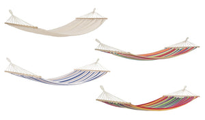 Amaca con Asta in Legno Massiccio Bizzotto Livia 100x200cm Colori Vari