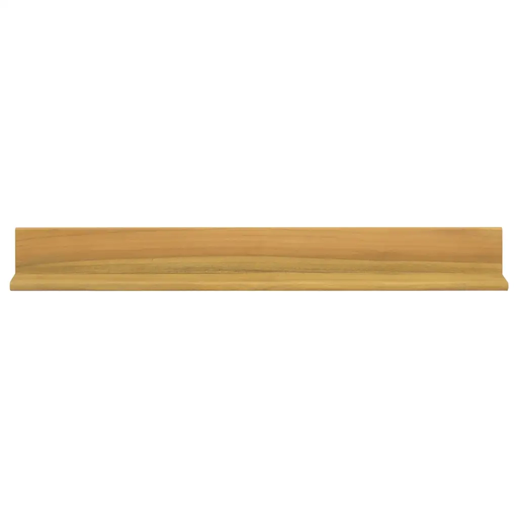 Mensole da Parete 2 pz 90x10x10 cm in Legno Massello di Teak 338260