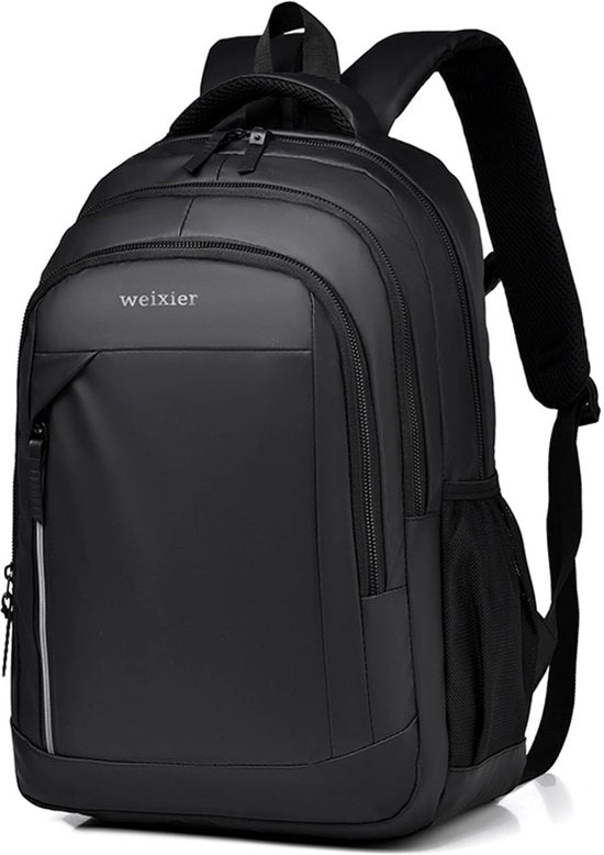 Borsa impermeabile, Borsa grande capacità, Borsa portatile con molte tasche, Borsa scolastica, Borse da lavoro, da scuola e da viaggio (Nero-1)
