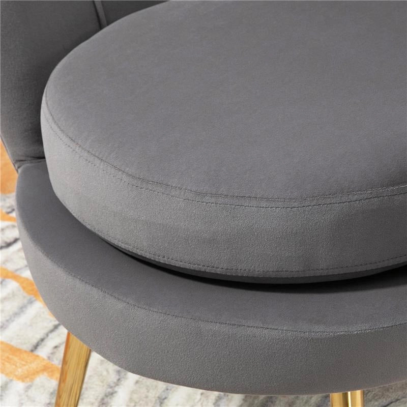 POLTRONA VINTAGE DI DESIGN IN VELLUTO, POLTRONCINA DA CAMERA CON SCHIENALE ALTO 76X67X74CM