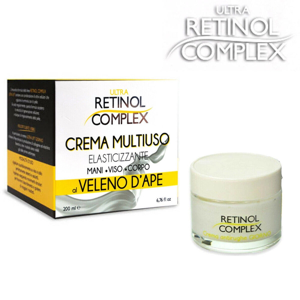 Trade Shop - Retinol Complex Dermacos Crema Antirughe Viso Giorno Veleno D'ape Ultra Lift -