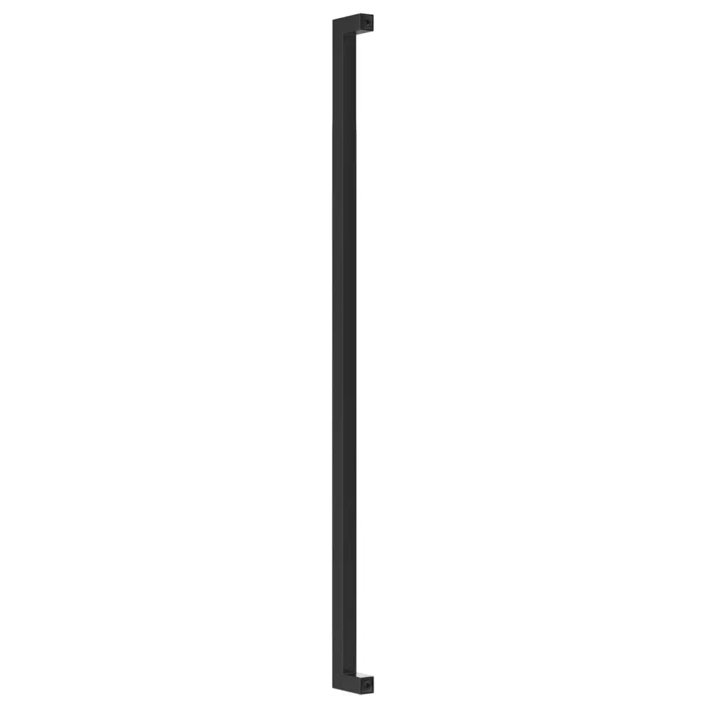 Maniglie per Mobili 10 pz Nere 480 mm in Acciaio Inox