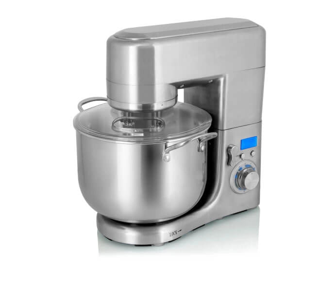Rgv pastaprof pl10s impastatrice planetaria 10lt con doppio gancio, 6 velocità e display lcd 1500 watt