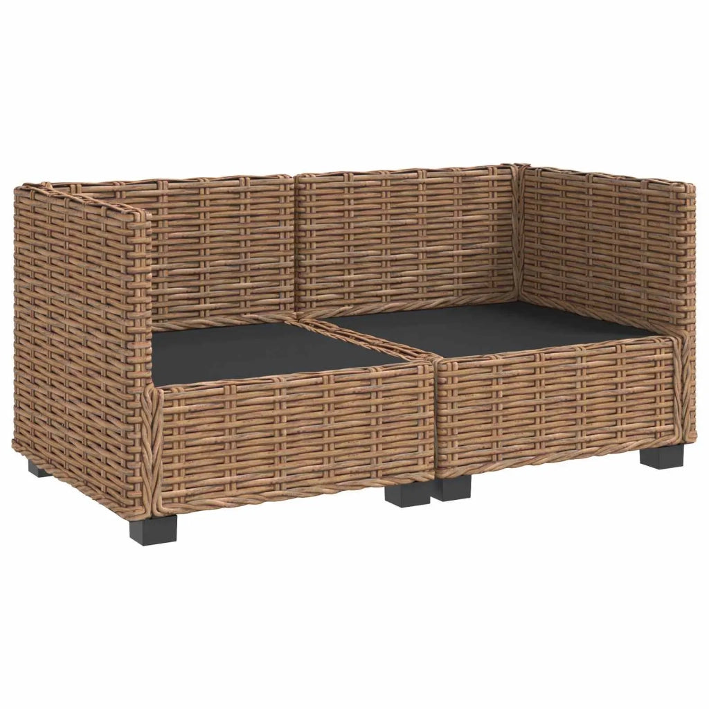 2 pz Set Lounge in Rattan con Cuscini GENDT Rattan naturale 3429856