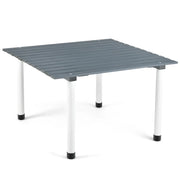 Tavolo da campeggio pieghevole 69 x 69 x 42 cm pratico e leggero stile outdoor legno di abete grigio 20_0013910