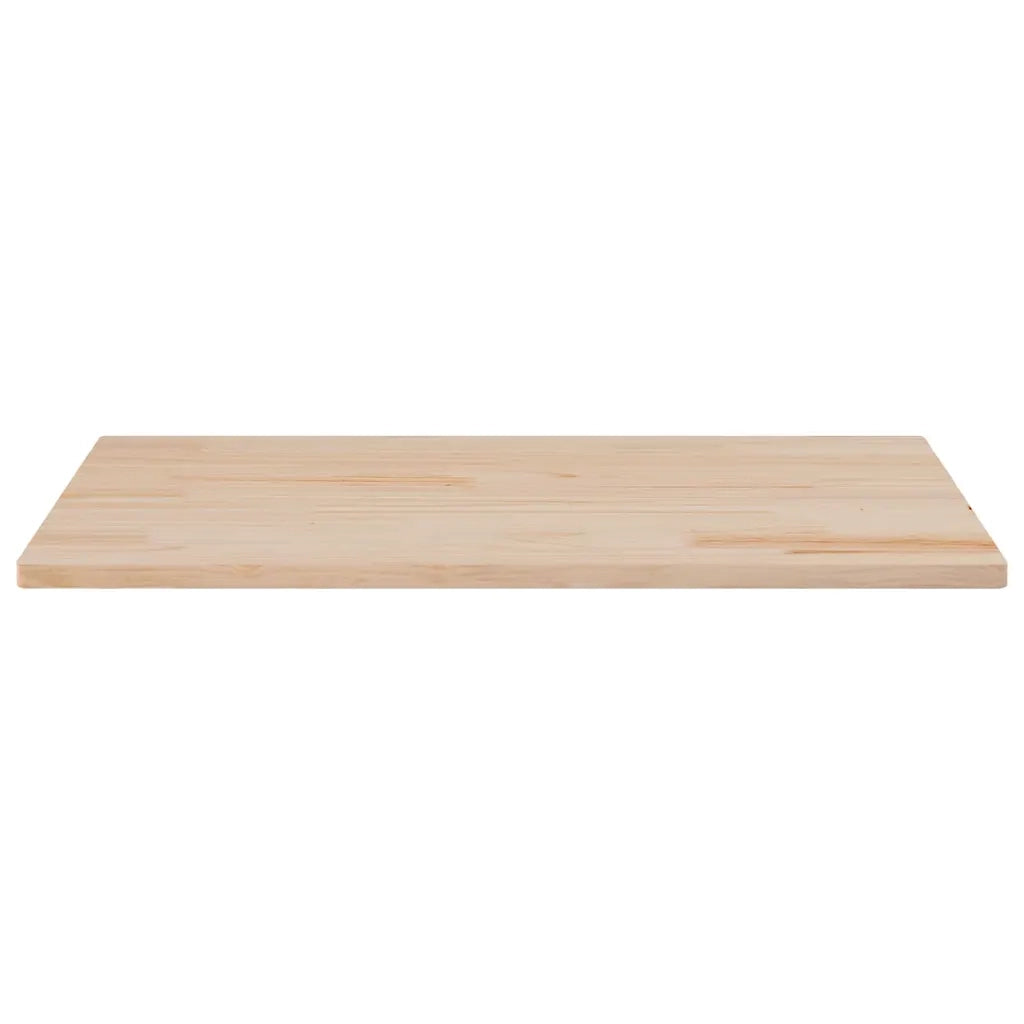 Piano Tavolo 100x50x2,5 cm Legno Massello di Pino Rettangolare 824405