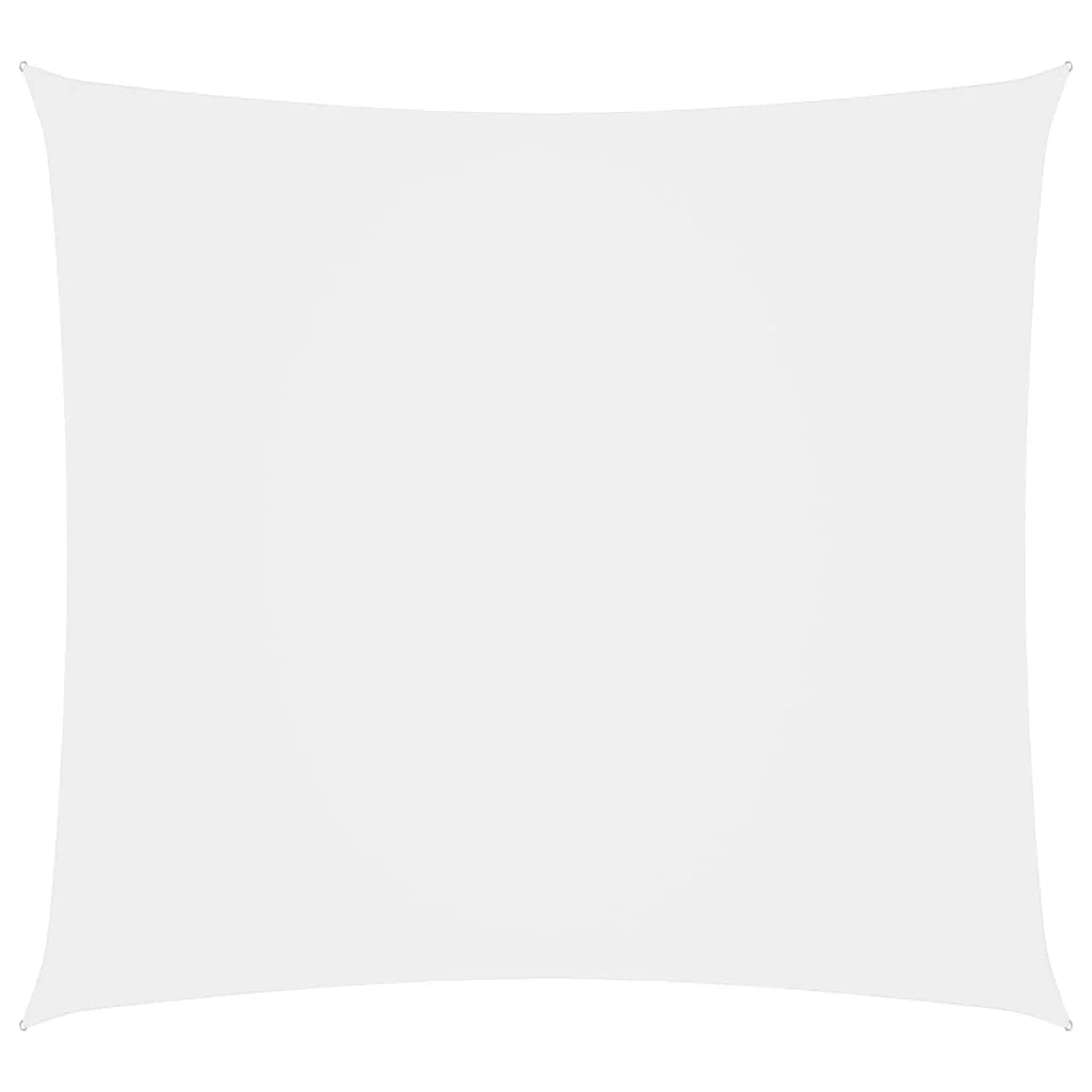 Vela ombreggiante/ombrellone quadrato 6 x 6 m in tessuto Oxford bianco 02_0009525
