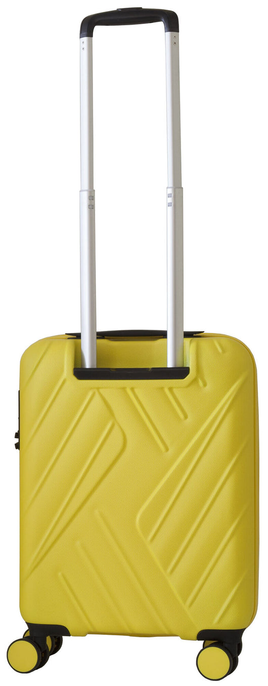 Trolley Valigia Bagaglio a Mano Rigida in ABS 4 Ruote TSA Ravizzoni Mojito Giallo