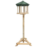 Mangiatoia per Uccelli Autoportante in Legno di Abete 33x106 cm cod mxl 42996