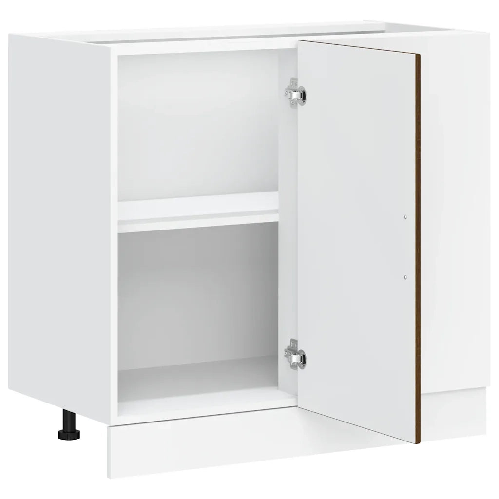 Base da Cucina-Mobile Base da Cucina Porto Rovere Marrone in Legno Multistrato 889554