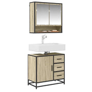 Mobile Lavabo | Armadio Lavabo da Bagno Rovere Sonoma 65x33x60 cm in Truciolato
