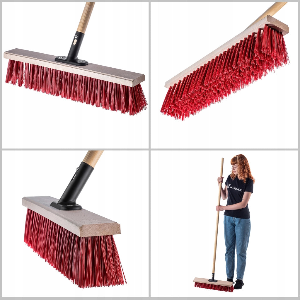 Scopa da giardino KADAX per spazzare strade e giardini, 50 cm