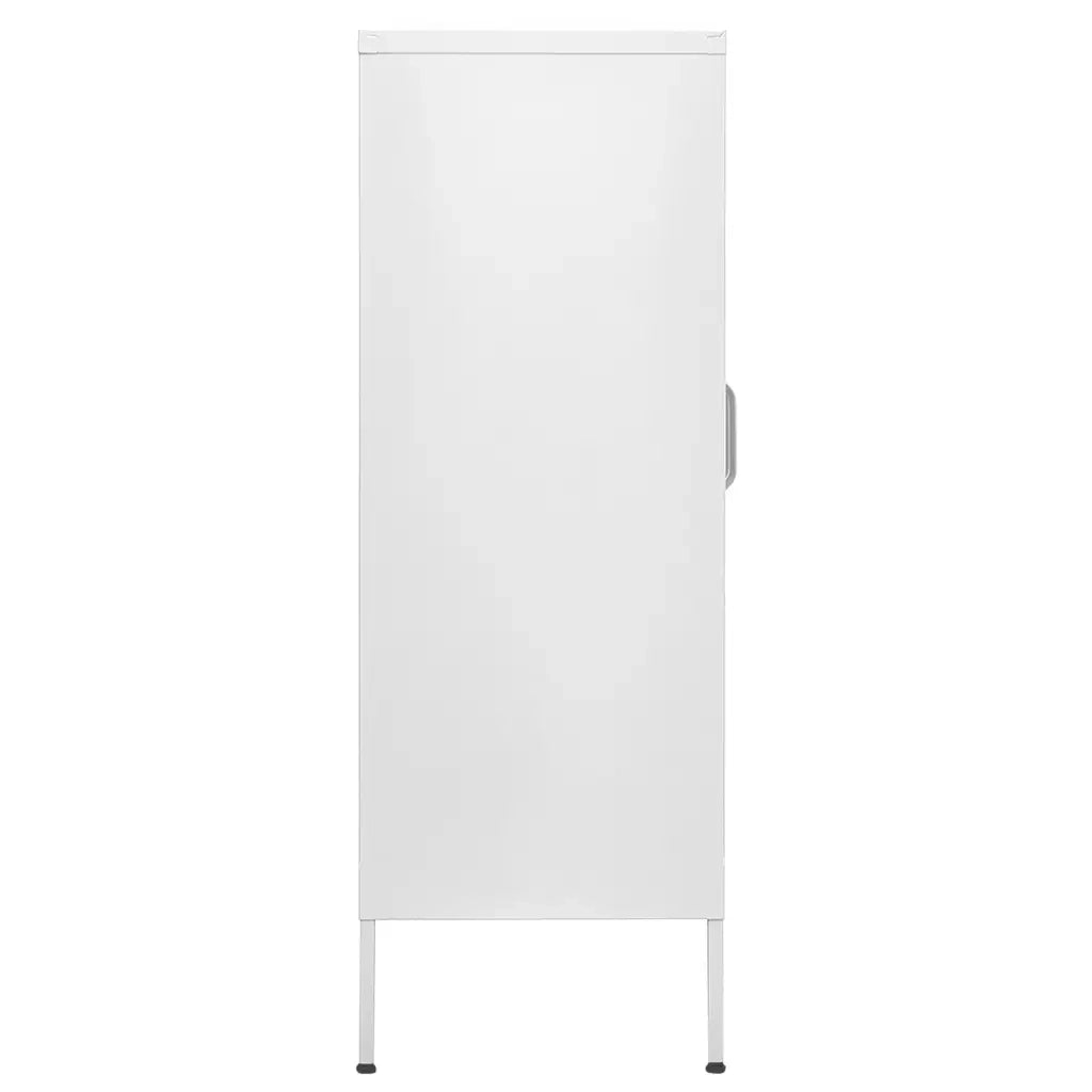 Armadietto Bianco 80x35x101,5 cm in Acciaio 336179