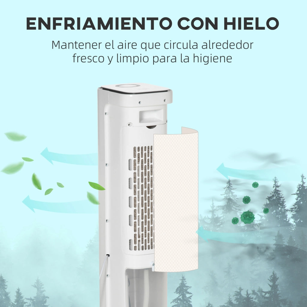 Climatizzatore Evaporativo Portatile ¨C zephmum ¨C Bianco 23x29x86 cm