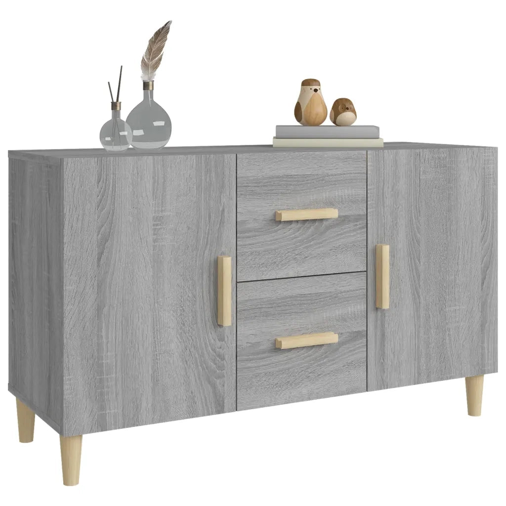 Credenza Grigio Sonoma 100x36x60 cm in Legno Multistrato 817466