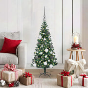 Albero di Natale artificiale con luci integrate Verde 120 cm 3396735