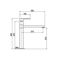 Rubinetto Cucina Miscelatore Monocomando Lavello Canna Dritta Girevole in Ottone Egeo Cromato