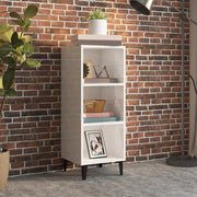 Credenza 34,5x34x90 cm in Legno Multistrato Bianco Lucido cod mxl 27658