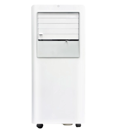 Condizionatore portatile P 3020 bianco, ambienti fino a 75 m3, potenza kW 2,0 (7000 Btu), ruote, timer, 2velocità, telecomando