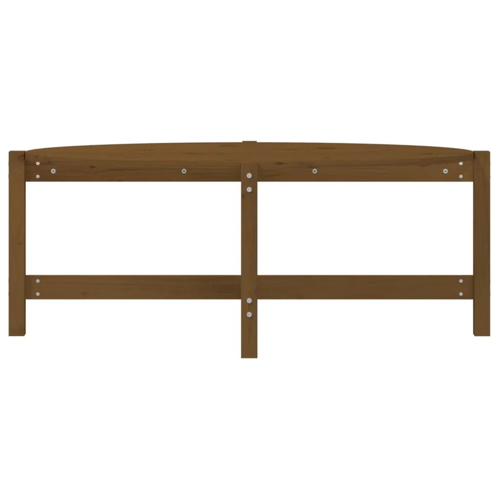Tavolino da Salotto Miele 118x63x45cm in Legno Massello di Pino cod mxl 6294