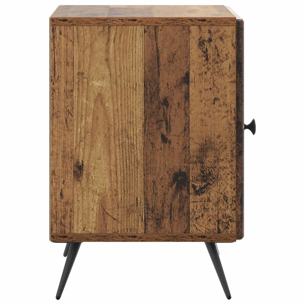 Armadio da Notte 2 pcs Legno antico 43 x 34,5 x 50 cm 895502