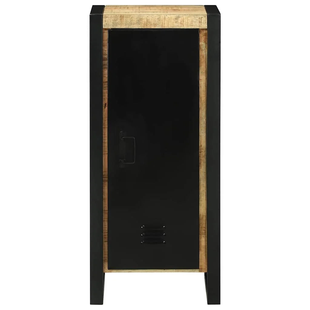 Mobile da bagno moderno 40 x 35 x 90 cm con pratici ripiani stile contemporaneo legno di mango marrone 02_0057648