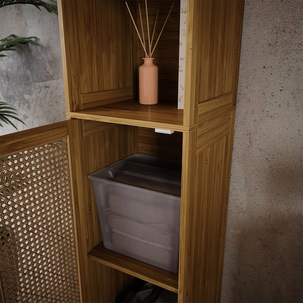 Mobile da bagno Liora Bambù 30 x 170 cm Vicco