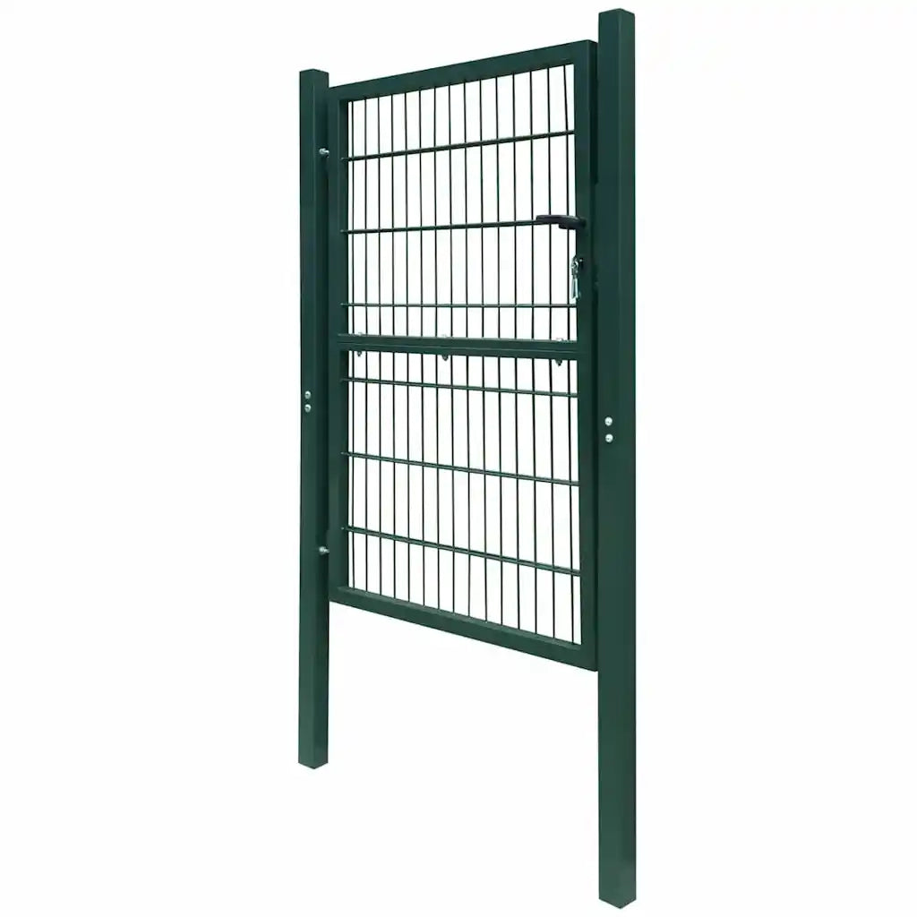 Cancello per Recinzione 2D (Singolo) Verde 100x160 cm CFW2023986