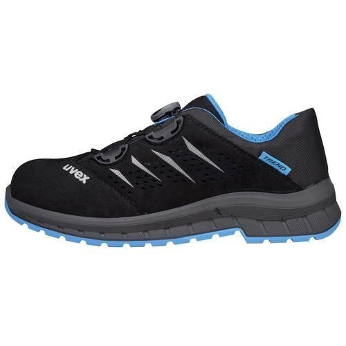 Uvex 6938242 2 Trend Scarpe Antinfortunistiche S1P SRC ESD Punta Acciaio Sistema BOA Suola Antiperforazione colore Blu Francese