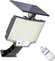 Lanterna Solare per Esterni con Sensore di Movimento - 126 LED - Impermeabile - 210 Gradi di Illuminazione
