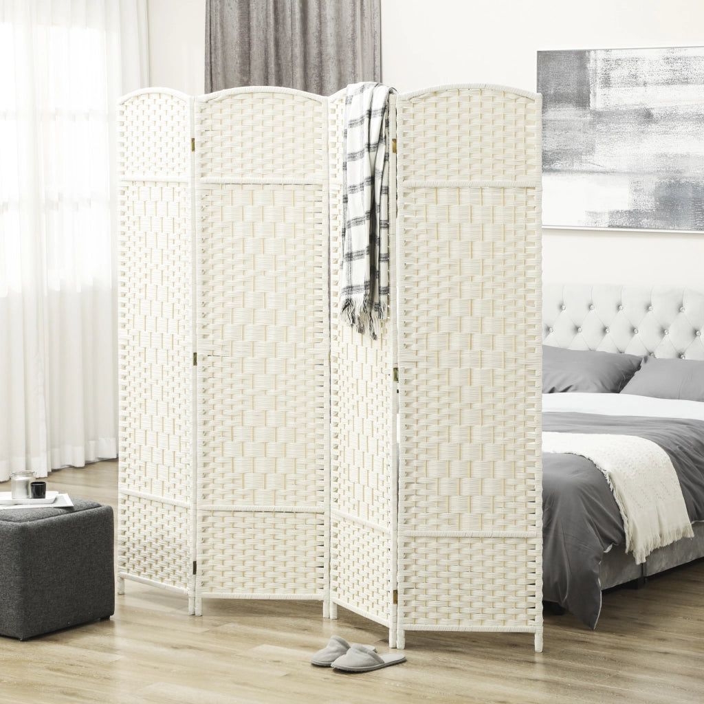 Tavolo pieghevole ¨C zephmum ¨C bianco, legno pino, 4 pannelli