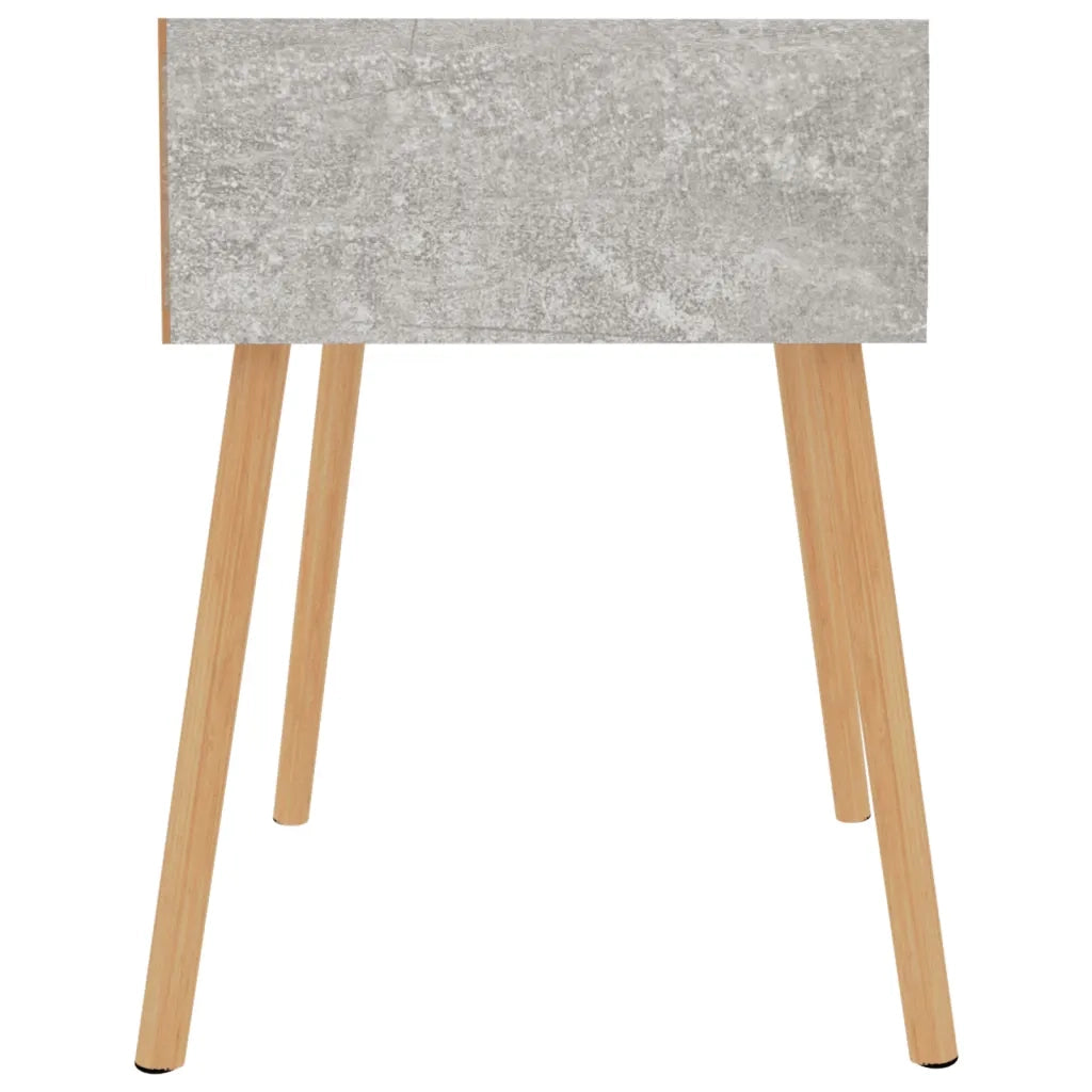 Comodino Grigio Cemento 40x40x56 cm in Truciolato cod mxl 30419