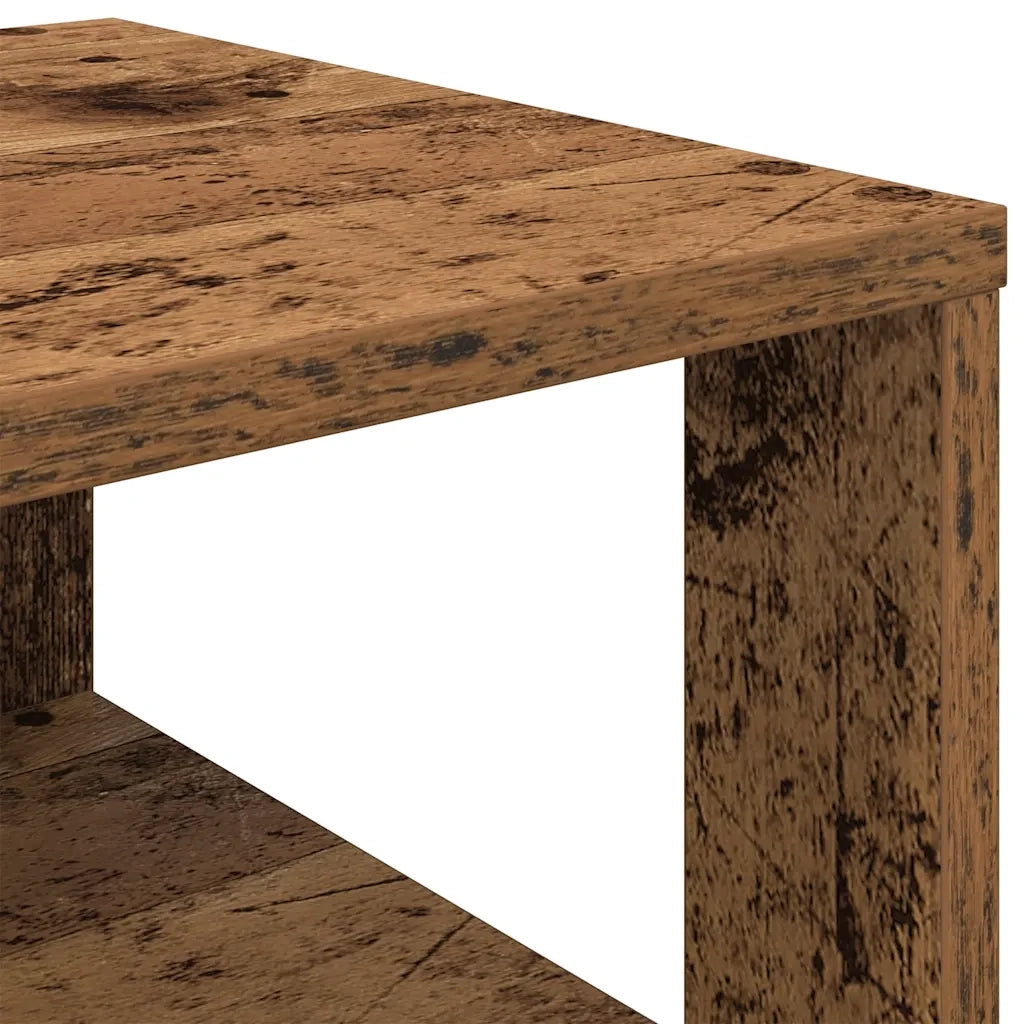 Scarpiera Legno Vecchio 61x32x70 cm in Truciolato 859849