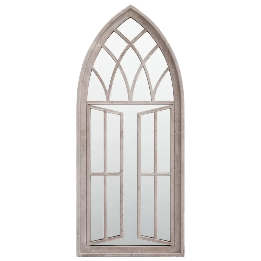 Specchio da Giardino-Specchio Decorativo-Specchio Esterno Sabbia 70x30 cm in Ferro per Uso Esterno 822943