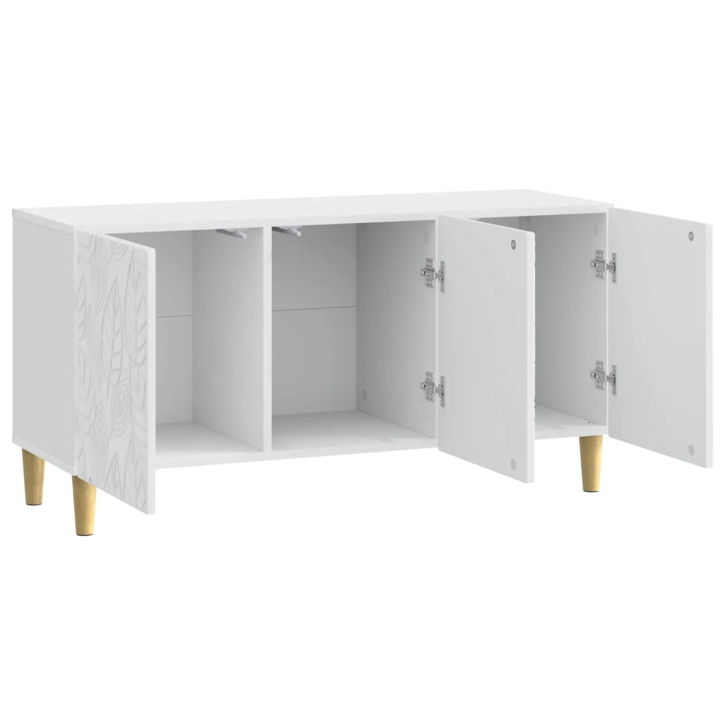 Mobile TV 99 x 34,5 x 50 cm Bianco Lucido Legno ingegnerizzato 895179