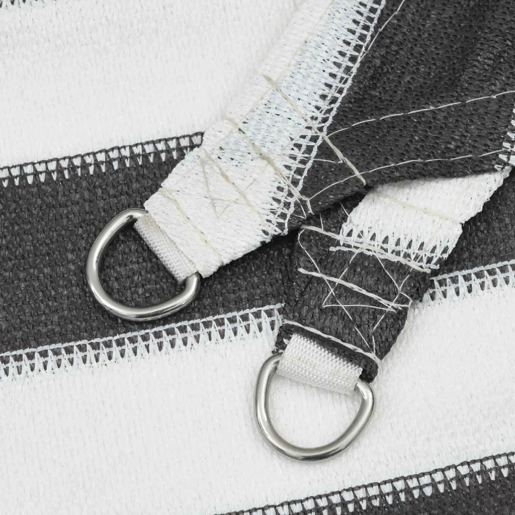 Telo Ombra Antracite e Bianco 2 x 3,5 m HDPE